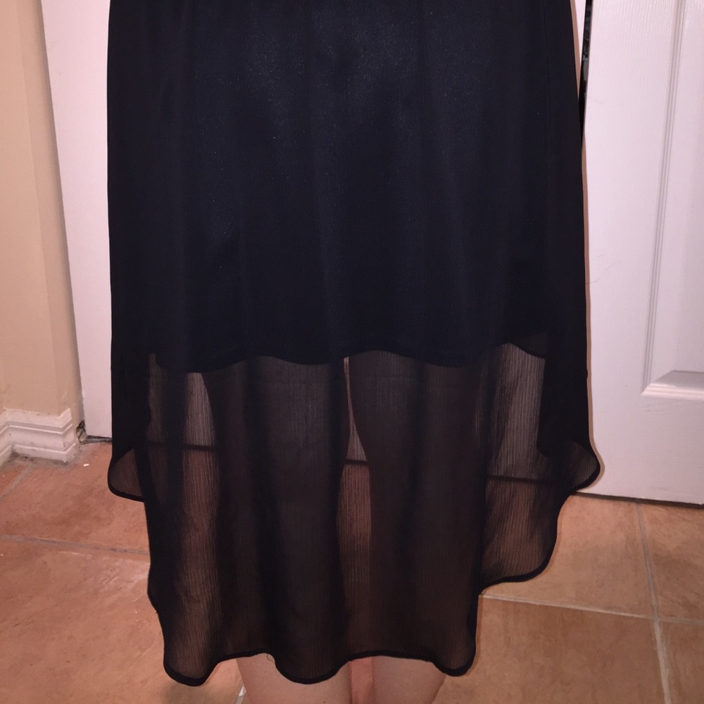 🖤Hi-Low semi-sheer skirt - Picture 2 of 7